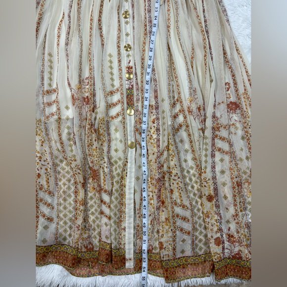 Free People Cream and Pink Patterned Maxi Dress - Picture 8 of 15